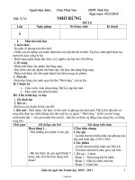 Giáo án môn Ngữ văn lớp 6 - Kì II - Trường THPT Tĩnh Túc