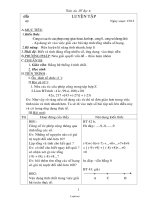 Giáo án môn Đại số 6 - Tiết 49: Luyện tập