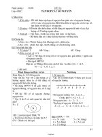 Giáo án Số học 6 tiết 38, 39: Tập hợp các số nguyên