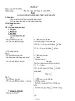 Giáo án tổng hợp Tuần 13 Lớp 3 năm học 2010