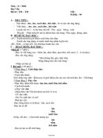 Giáo án Học vần - Bài 61: ăm – âm