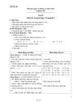 Giáo án Lớp 1 - Tuần thứ 16 - Chuẩn KTKN