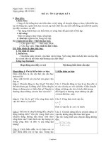 Giáo án Vật lí Khối 8 - Tiết 17: Ôn tập học kì I - Năm học 2011-2012