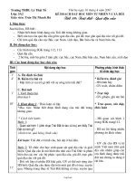Giáo án Tự nhiên và xã hội Lớp 3 - Tuần 30 - Năm học 2006-2007 - Trần Thị Thanh Hà