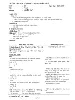 Giáo án môn Toán lớp 2 - Trường tiểu học Vĩnh Nguyên 2 - Tuần 24