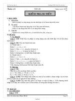 Giáo án Tin học Lớp 8 - Tiết 48: Kiểm tra 1 tiết - Năm học 2008-2009 - Phạm Thị Lệ