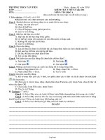 Kiểm tra 1 tiết (tuần 28) môn: Tin học 6