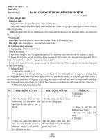 Giáo án Ngữ văn lớp 7 tiết 37: Cảm nghĩ trong đêm thanh tĩnh “Lí Bạch”