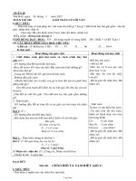 Giáo án bổ sung lớp 1 - Tuần 28 đến tuần 35