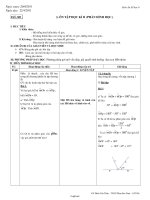 Giáo án môn Toán học lớp 6 - Tiết 108: Ôn tập học kì II (phần hình học )