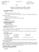 Giáo án Ngữ văn 8 - Tuần 18 - Trường THCS Hiệp Thạnh