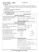 Giáo án môn Toán lớp 7 - Chương 1: Số hữu tỉ, số thực - Tiết 12: Luyện tập