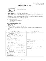 Giáo án Chính tả Lớp 3 - Tuần 20 - Bài: NV - Mưa bóng mây - Phùng Thị Tiết