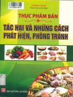 Ebook Thực phẩm bẩn: Tác hại và những cách phát hiện, phòng tránh