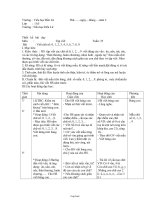 Giáo án môn Tập viết lớp 1 - Bài: Viết chữ số: 0, 1, 2, 3, 4, 5, 6, 7, 8, 9