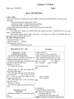 Giáo án lớp 6 môn Lí - Tiết 1 đến tiết 29