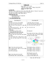 Giáo án lớp 1 - Trường tiểu học Võ Thị Sáu - Tuần 24