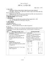 Giáo án môn Đại số 6 - Tiết 29: Luyện tập