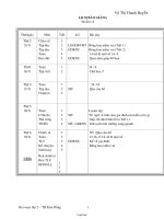 Thiết kế bài dạy lớp 2 - Tuần 13 - Vũ Thị Thanh Huyền