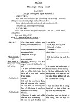 Giáo án Tổng hợp các môn học lớp 2 - Tuần dạy 15