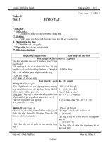 Giáo án lớp 6 môn học Số học - Tiết 2 - Bài 5: Luyện tập