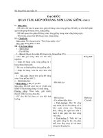 Giáo án Đạo đức Lớp 3 - Tuần 14 - Quan tâm, giúp đỡ hàng xóm láng giềng (Tiết 2)