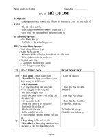 Giáo án lớp 1 môn học Chính tả - Bài 15: Hồ gươm