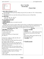 Giáo án: Ngữ Văn 8 kì 1 - GV: Nguyễn Văn Tình