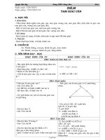 Bài giảng môn học Hình học lớp 7 - Tiết 35: Tam giác cân