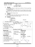 Giáo án Hình học 8 - Tiết 33, Bài 4: Diện tích hình thang - Năm học 2009-2010