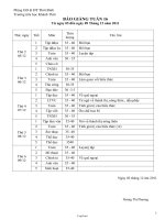 Giáo án Lớp 3 - Tuần 16 - Trường Tiểu học Khánh Thới