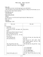 Giáo án môn Tập đọc lớp 3 - Tiết 144: Lượm