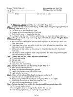 Bài giảng môn học Ngữ văn lớp 7 - Kiểm tra khảo sát : Ngữ Văn (Thời gian làm bài: 60 phút)