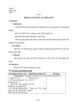 Giáo án Vật lý 7 tuần 4: Định luật phản xạ ánh sáng