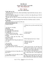 Giáo án Tổng hợp môn lớp 2 - Tuần 12 năm 2009