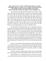 Học thuyết MácLê Nin về Hình thái kinh tế xã hội, vận dụng trong thời kì quá độ lên CNXH ở nước ta hiện nay