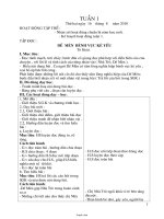 Giáo án tổng hợp lớp 4 - Tuần 1