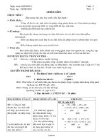 Giáo án môn học Số học lớp 6 - Tuần 3 - Tiết 7 - Luyện tập 1