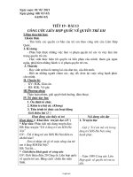 Giáo án lớp 6 môn học Giáo dục công dân - Tiết 19 - Bài 13: Công ước liên hợp quốc về quyền trẻ em