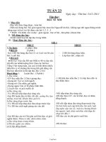 Thiết kế bài dạy lớp 2 - Tuần 23 năm học 2011