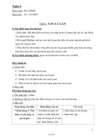 Giáo án Sinh học 7 tiết 11 và 12