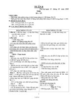 Thiết kế bài dạy lớp 2 - Tuần dạy 8 năm 2010