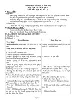 Giáo án Lớp 3 Tuần học thứ 22 - Năm 2013