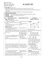 Giáo án Hình học 9 - GV: Tạ Chí Hồng Vân - Tiết 29: Luyện tập
