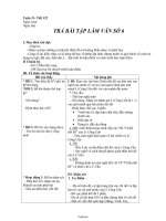 Giáo án Ngữ văn 8 Tuần 31- Tiết 122: Trả bài tập làm văn số 6