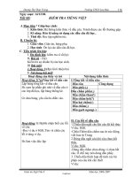 Giáo án Ngữ văn 8 - Tiết 60: Kiểm tra Tiếng việt - Năm học 2006-2007 - Dương Thị Thảo Trang