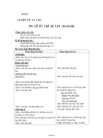 Giáo án Luyện từ và câu lớp 3 - Tuần 1 đến tuần 35