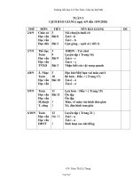 Giáo án lớp 1 - Trường tiểu học Lê Văn Tám - Tuần 3