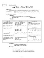 Giáo án Lớp 6 - Môn Toán - Tiết 85 - Bài 10: Phép nhân phân số