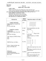 Giáo án Thể dục 8 - Tuần 25 - Năm học 2009-2010 - Nguyễn Thế Quyết